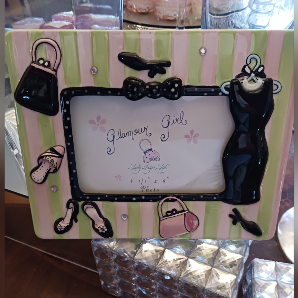 Pink Fashion Accents Picture Frame